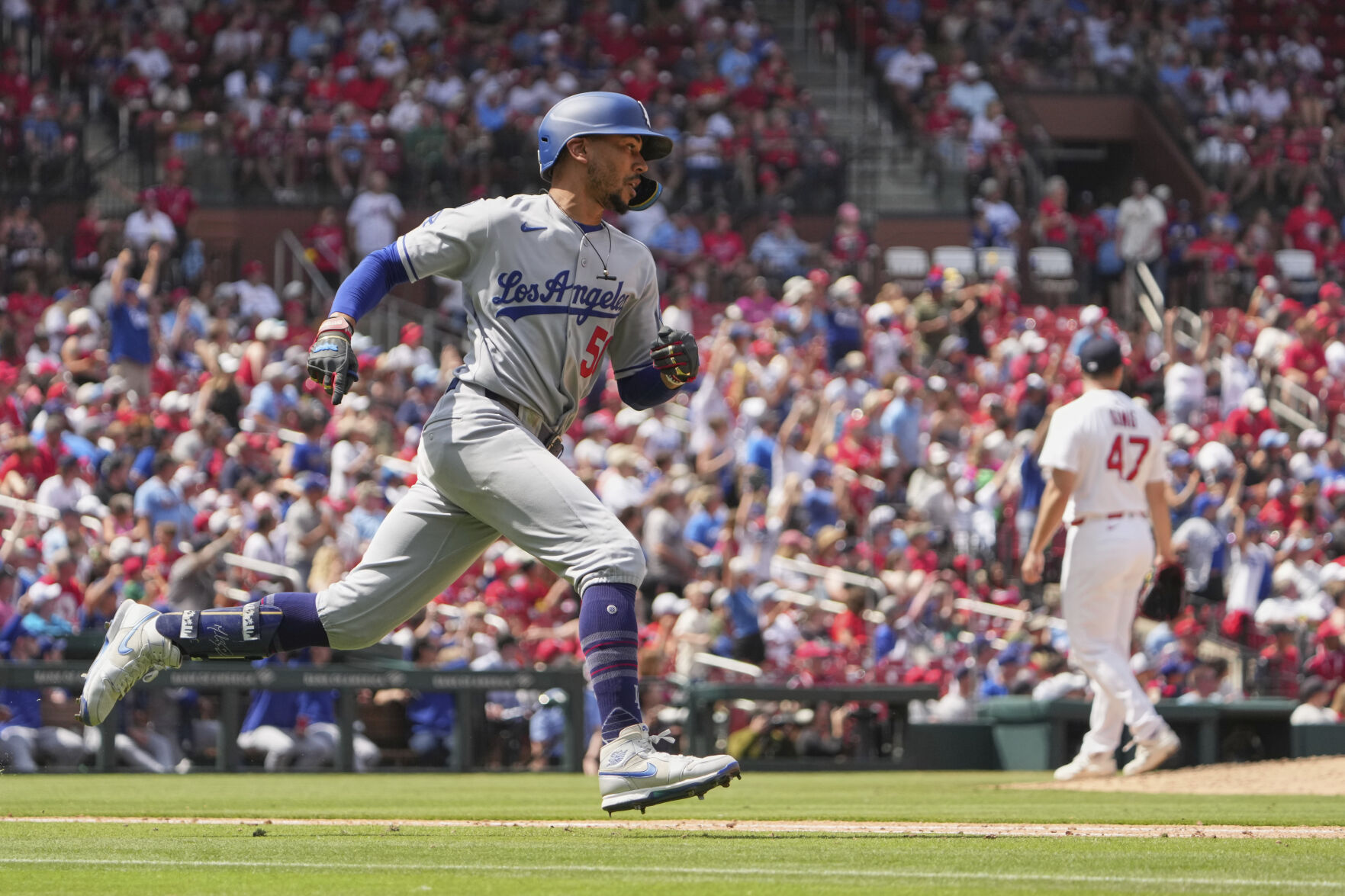 Dodgers Cardinals Baseball